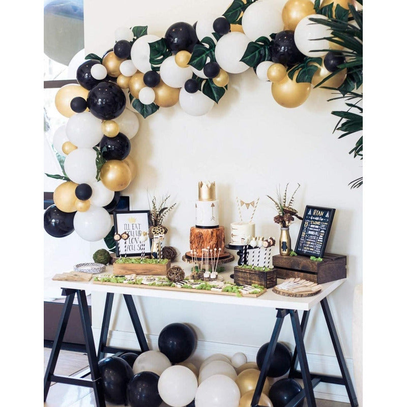 Pack X25 Set De Cumpleaños Globos Cumpleaños Globos Negro Negro 100935