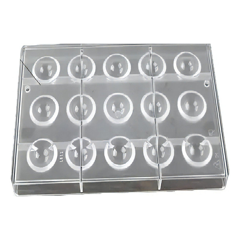 Moldes Chocolate Molde De Chocolate Policarbonato 15circulos Transparente