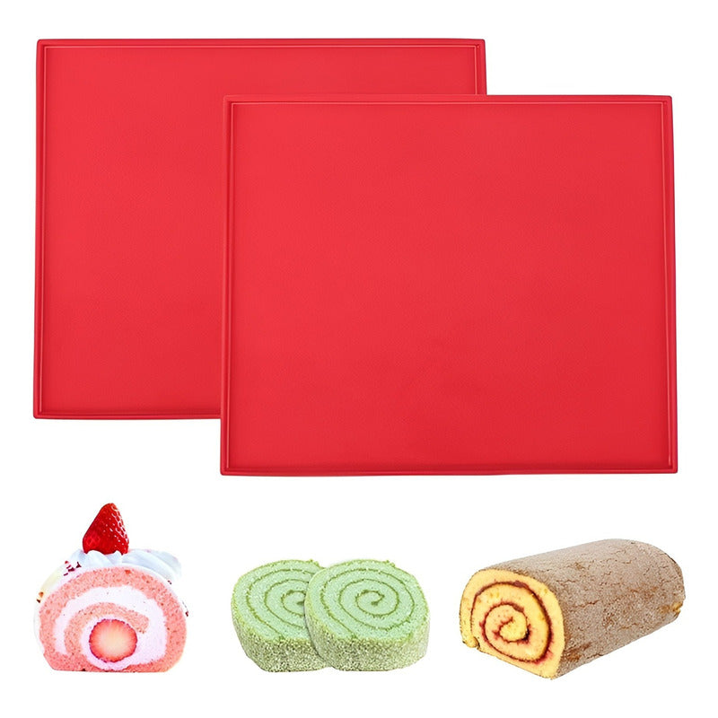 Set X2 Silpat Tapete De Silicona Para Hornear Brazo De Reina Multicolor / Silpat / Tapete Silicona