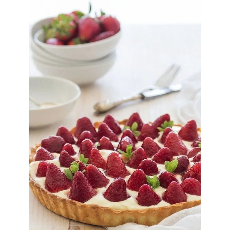 Pack X2 Molde Desmontable Moldes Para Tartaleta 30 Cm Gris