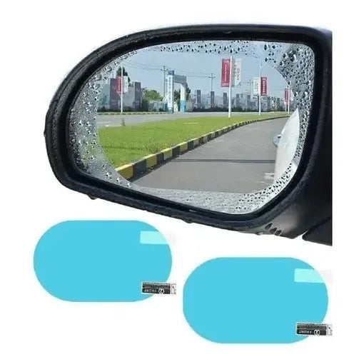 2 Lamina Antiempañante Anti Agua Laminas Espejo Retrovisor