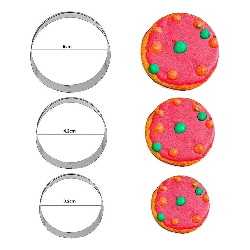 12 Moldes De Galleta Cortador Galletas Moldes Galletas 867 Plateado