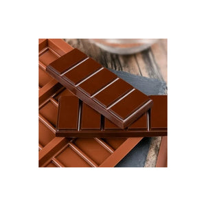 Moldes De Chocolate Rectangular Tableta Barra De Silicona 6 Bar Color Marrón Pasteleriacl