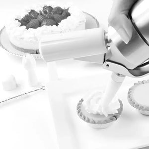 Dispensador De Crema Batida Para Postres 500 Ml Sifon Crema Batida Dispensador Chantilly Sifon De Cocina Dispensador De Crema Batida Sifon Crema Batida Dispensador Chantilly Pasteleriuscl