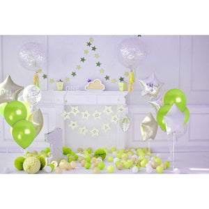 Pack X25 Set De Cumpleaños Globos Cumpleaños Globos Verde