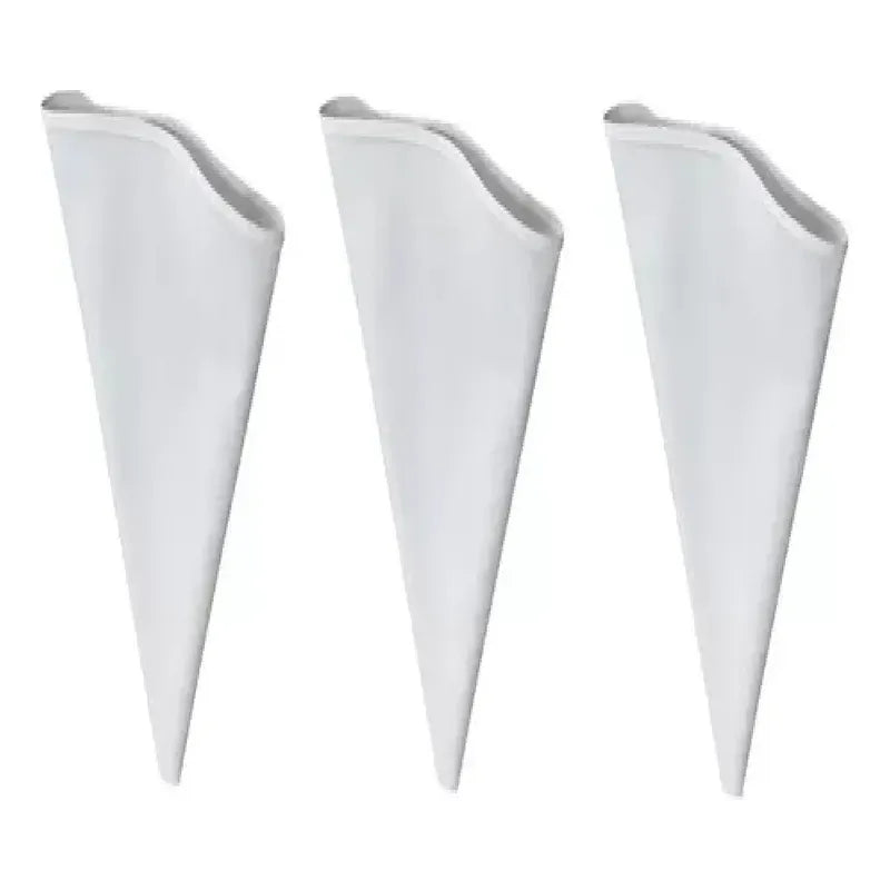 Pack X3 Mangas Pasteleras Profesional Mangas De Telas 40cm Blanco
