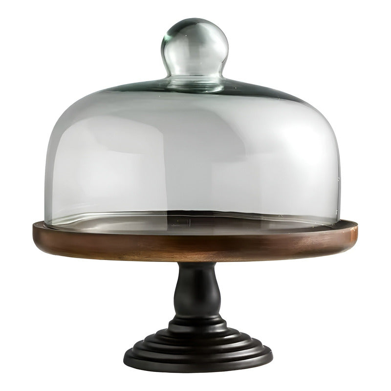 Porta Tortas Alzadores Candy Bar Pedestales Para Tortas 20cm Negro