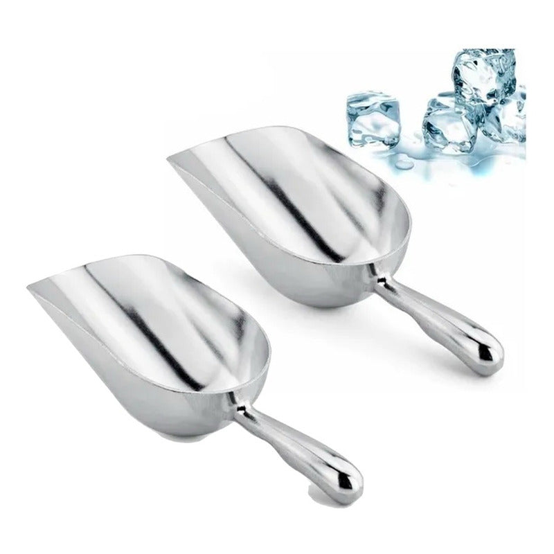 2 Poruña Cuchara Medidora Cucharas Medidoras Pala Para Hielo Gris 6011