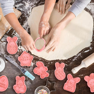 Cortadores Galletas Conejo De Pascua Moldes Galleta Conejos