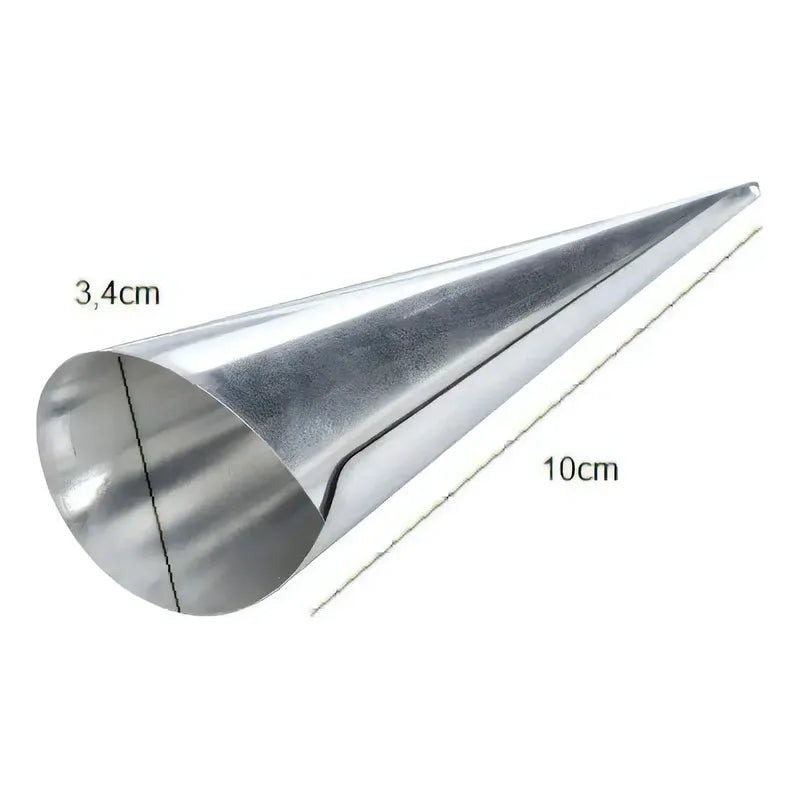 Pack X36 Cono Molde Para Cannoli Cachito Croissant Pan Danes Moldes De Cannoli Moldes Croissant Molde Para Pan Danes Cono Molde Para Cachito Molde De Croissant Accesorios Hornear Pasteleriuscl Gris