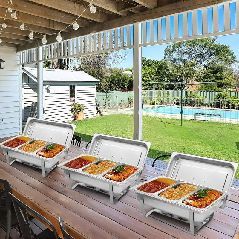 Chafer Bufetera Chafing Buffet Vapor 3 Depositos Chafers 3l Bufetera Chafer 3 Depositos