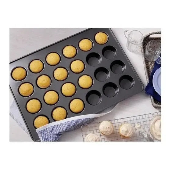 Molde 24cupcakes Molde Cupcake Reposteria Molde Para Tortas Bandeja Para Cupcakes Para Pequeños Bocados Y Preparación... Gris