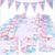 Vasos Set Decoración Revelacion De Genero Decoracion Fiestas Cotillon Kit De Fiesta Revelación De Sexo Revelación Niño O Niña Girl Boy Adornos Para Fiestas Cotillon Baby Shower Pasteleriuscl