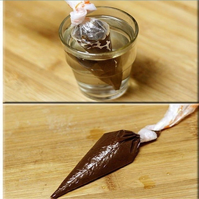 300 Mangas Pastelera Desechable Manga Pastelera Desechable S Blanco