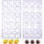Pack X2 Moldes Chocolate Limon + Moldes Policarbonato Trufa Gris