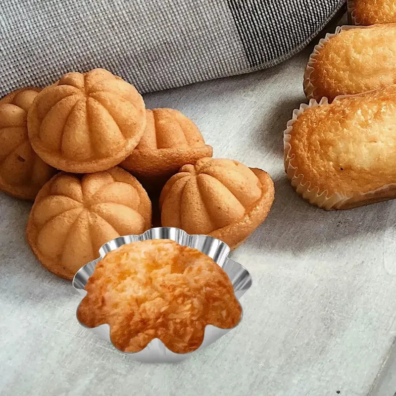 Pack X12 Molde Mini Tartaleta Tarta Moldes Aluminio 4,5cm Molde Tartaleta Molde Aluminio Molde De Tarta Molde Tartaleta Molde Mini Kuchen Resistentes Mini Tartaletas Pies Postres Pasteleriuscl Gris