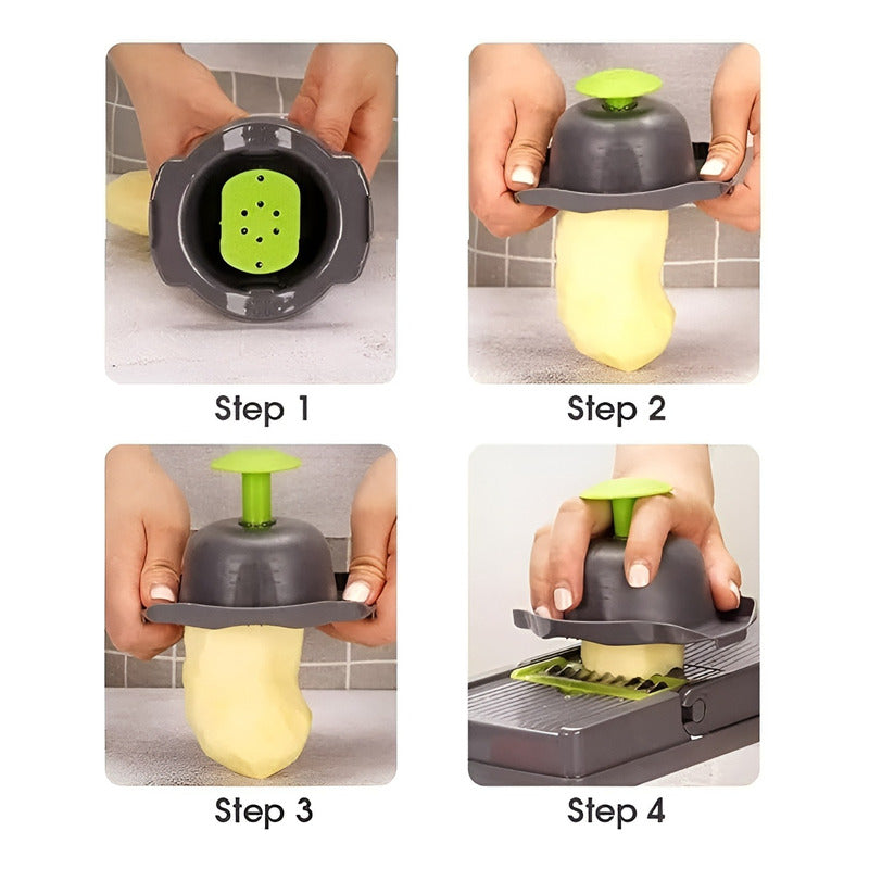 Cortadora De Verduras Picadora De Verduras Manual Pica 14pcs Al Azar