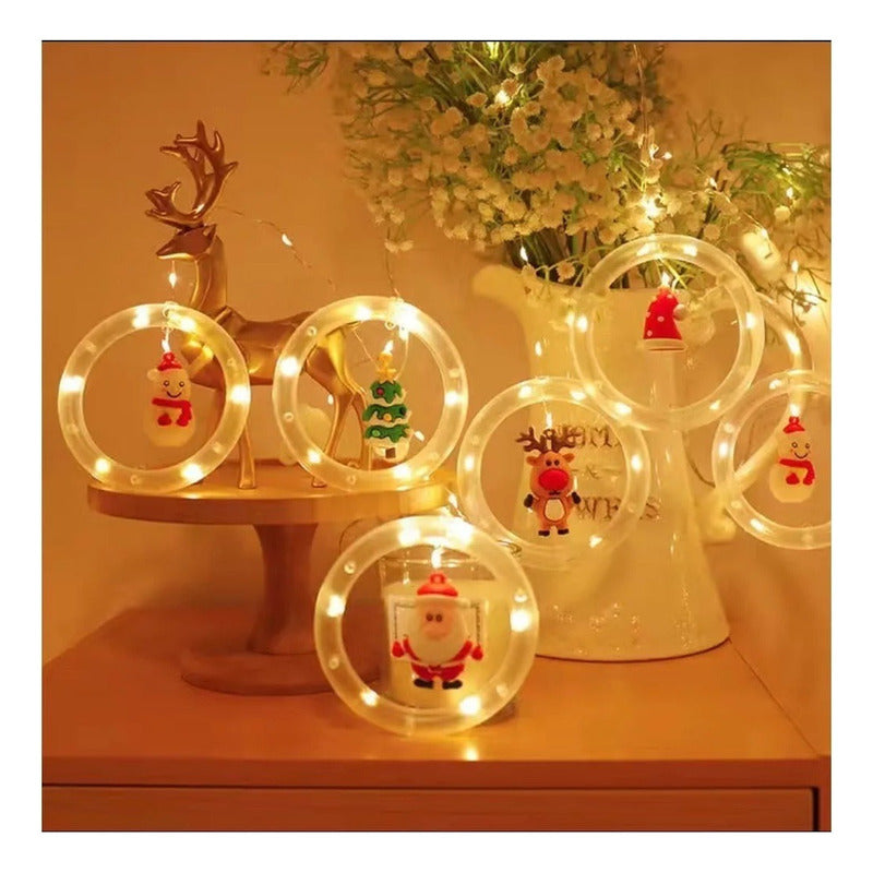 Cascada Guirnaldas Navidad Luces Guirnalda Navideñas 3012 Cálida