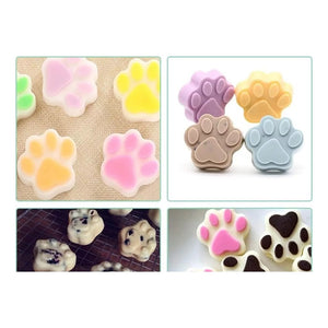 Molde Silicona Huella Moldes De Silicona Mascota Pata 6cav Insumos Reposteria Patitas De Perro Moldes Para Chocolates Pasteleriacl