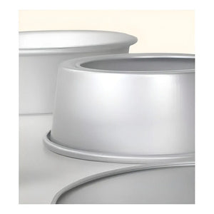 Moldes De Aluminio Desmontable Pastelería Cl 26cm Color Gris
