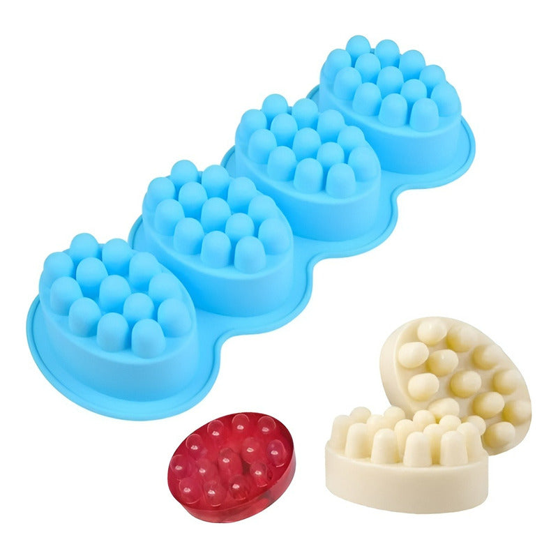 Molde Silicona Molde De Silicona Jabon Molde Jabon 4redondo Surtido