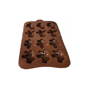 Pack X3 Moldes De Dinosaurios Para Chocolate Repostería Color Marrón Pastelería Cl