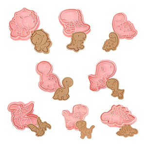 8 Cortador Galletas Cortadores De Galleta Molde Dinosaurio