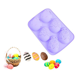 Set 4 Moldes Chocolate Silicona Molde Chocolate Huevo Pascua