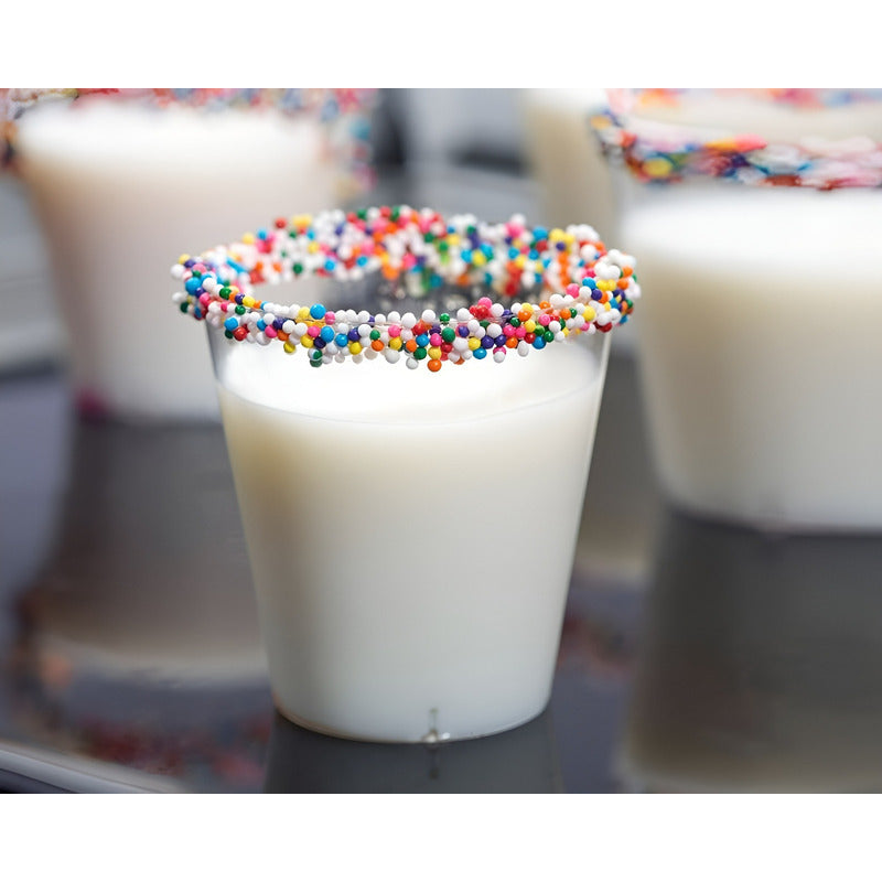 Set X25 Vasos Shot Pocillos Para Postres Vaso Plastico 30ml Transparente / Pocillos Para Postres / 40ml