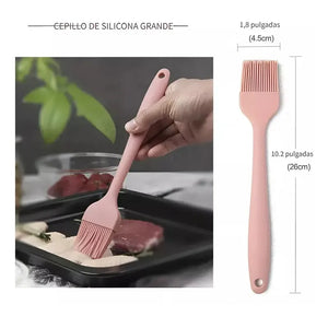 Brochas De Silicona Reposteria Utensilios Cocina Pincel 26cm Brocha De Reposteria Pincel Cepillos De Silicona Para Repostería Brochas De Cocina Cepillos Para Untar De Silicona Resistente Pasteleriuscl