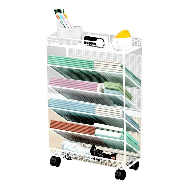 Organizador De Escritorio Sujetalibros Librero Apoya Libros Blanco / Sujetalibros / Librero Pequeño/ Bibliotecas