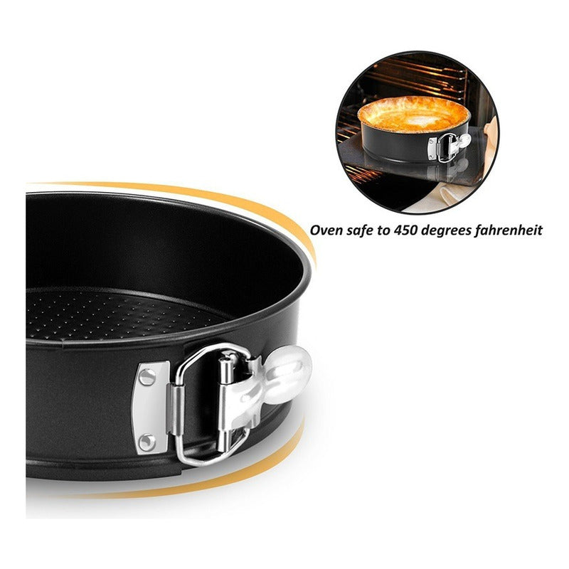 Molde Torta Moldes Queque Moldes Desmontables Mini Redondo Gris