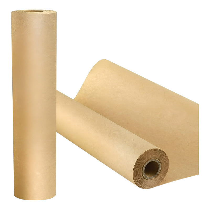 Rollo Papel Rollo Papel Kraft Rollo Papel Embalaje 40x230mts Marrón Claro