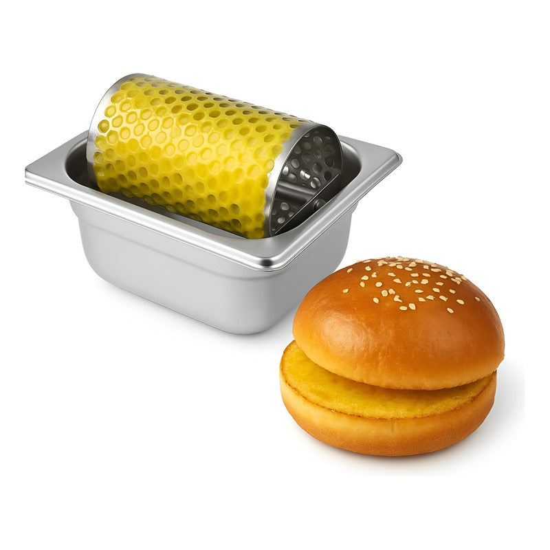 Mantequillera Rodillo Esparcidor De Mantequilla Rueda 60mm Plateado