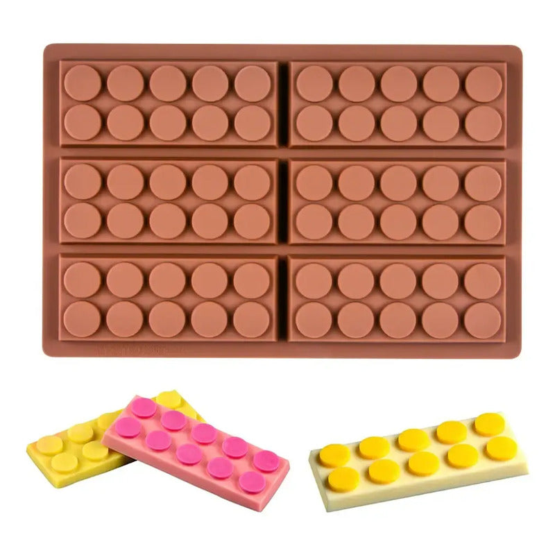 Moldes De Chocolate Moldes Bloque Chocolate Silicona Apilabl Bordó
