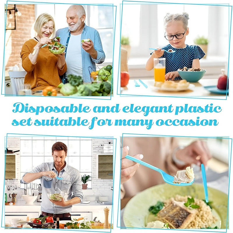 Set Cumpleaños Vaso Servilleta Platos Desechables 20p/p Cele Celeste