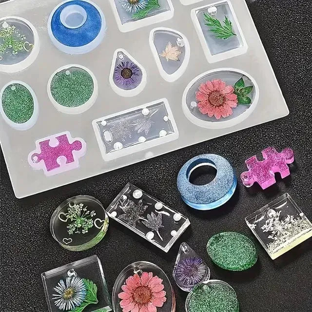 Moldes De Resina Epoxica Molde Artesanias Aros 85pcs Molde Recina Moldes Resina Epoxica Para Artesanias Joyeria Moldes Para Manualidades Surtidos Para Resina Kit De Moldes De Resina Pasteleriuscl