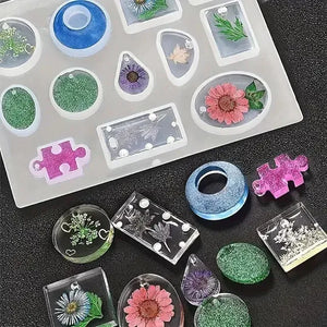Moldes De Resina Epoxica Molde Artesanias Aros 85pcs Molde Recina Moldes Resina Epoxica Para Artesanias Joyeria Moldes Para Manualidades Surtidos Para Resina Kit De Moldes De Resina Pasteleriuscl