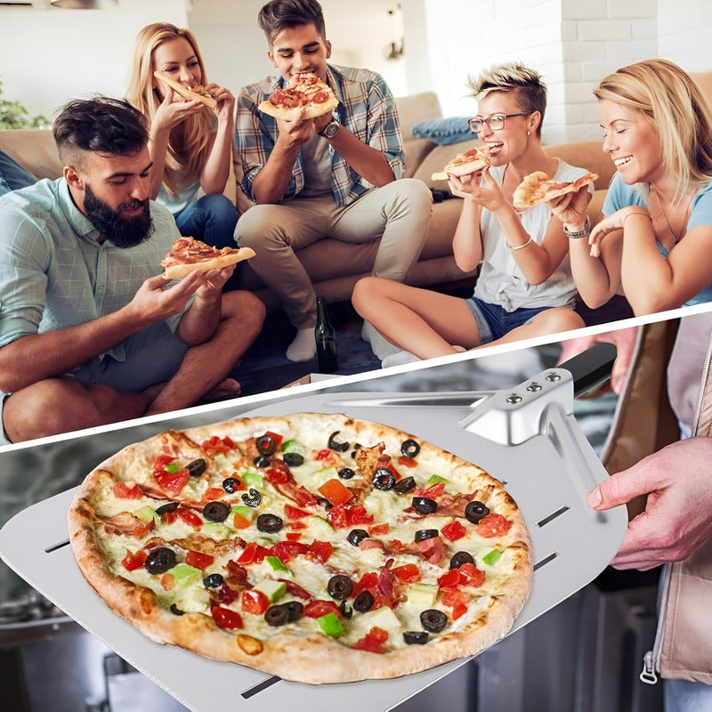 Pala Para Pizza Espatula Pizza Pala De Pizza Perforada 30cm Plateado