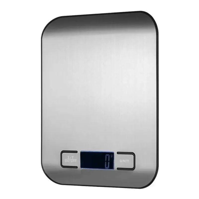 Balanza Digital Multiuso Pesa Digital Bascula Digital 299 Pesa Digital De Cocina Balanza Comida Gramera Digital Pesa... 5 Kg Plateado