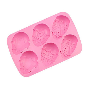 Pack X2 Moldes Chocolate Silicona Molde Huevo Pascua Conej