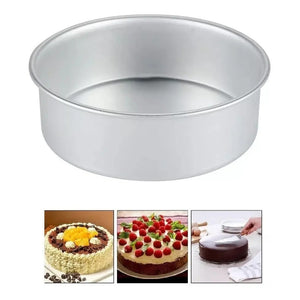 Molde Torta Molde Queque Molde Aluminio Moldes Torta 20x10cm Gris Claro