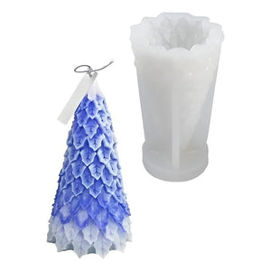 Pack 2 Moldes Resina Molde Velas Molde Resina Arbol Navidad