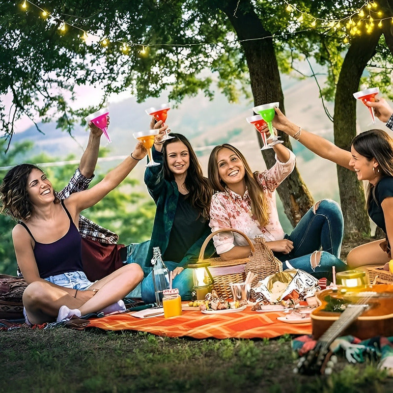 Set 10 Copas Margarita Copas Acrilico Copas Coctel 8oz/240ml Transparente