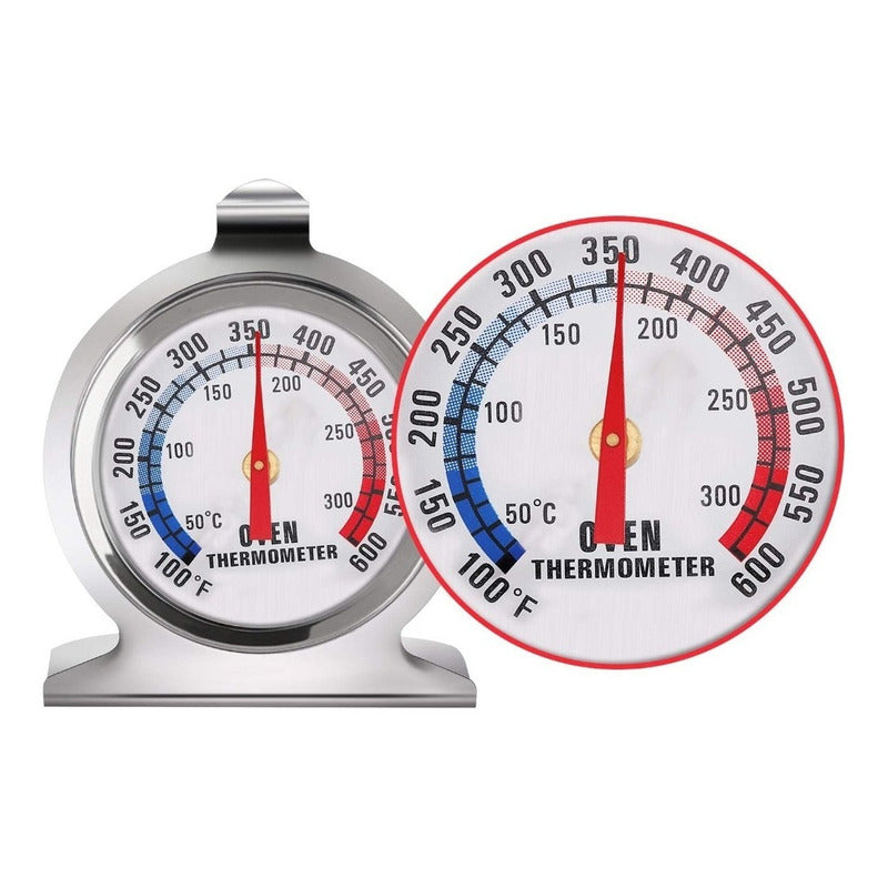 Termómetro Cocina Termometro Para Horno Temperatura Cocina Plateado