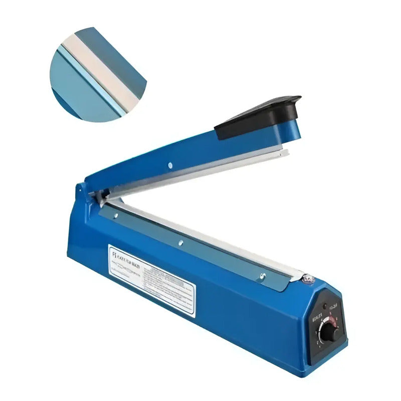 Selladora De Bolsas Manual Azul Para Plástico, 40 Cm