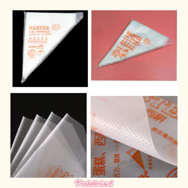 Pack X100 Mangas Pasteleras Desechables Manga Desechable L Transparente