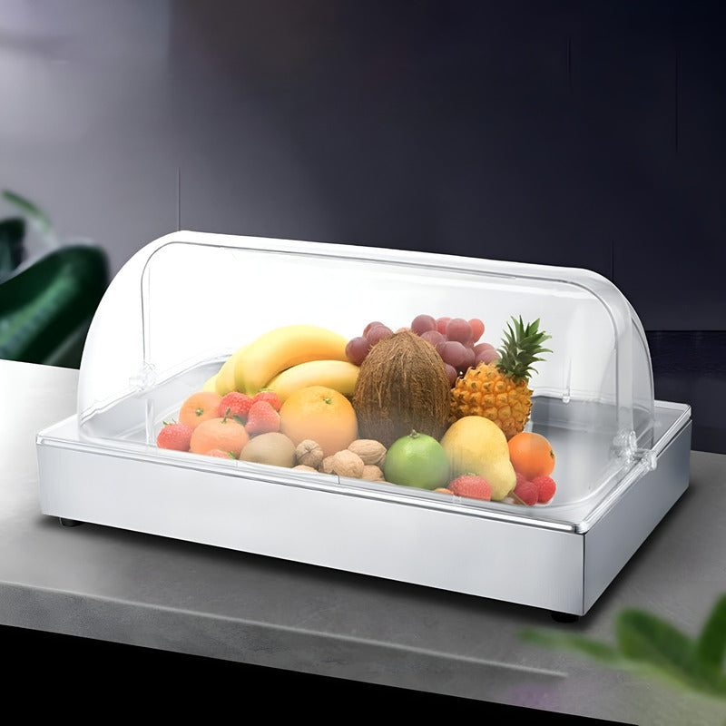 Bandejas Acero Inoxidable Rectangular Bandeja Autoservicio Plateado