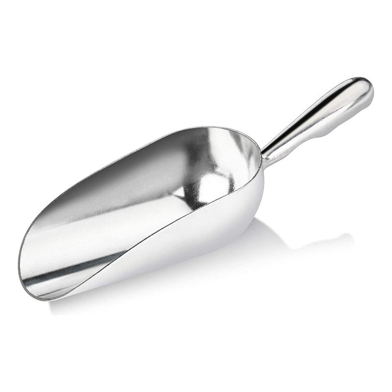 Poruña Cuchara Medidora Pala Para Hielo Acero Inoxidable Gris