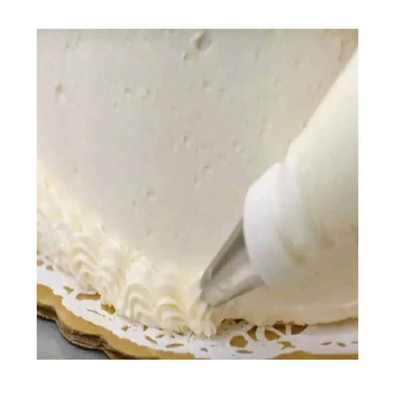 Pack X3 Mangas Pasteleras Profesional Mangas De Telas 40cm Blanco